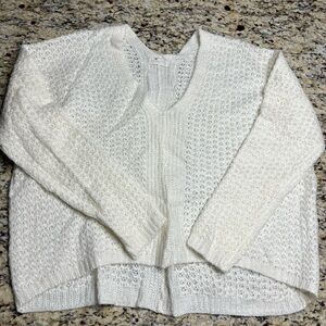 Poof! Women's White Sweater